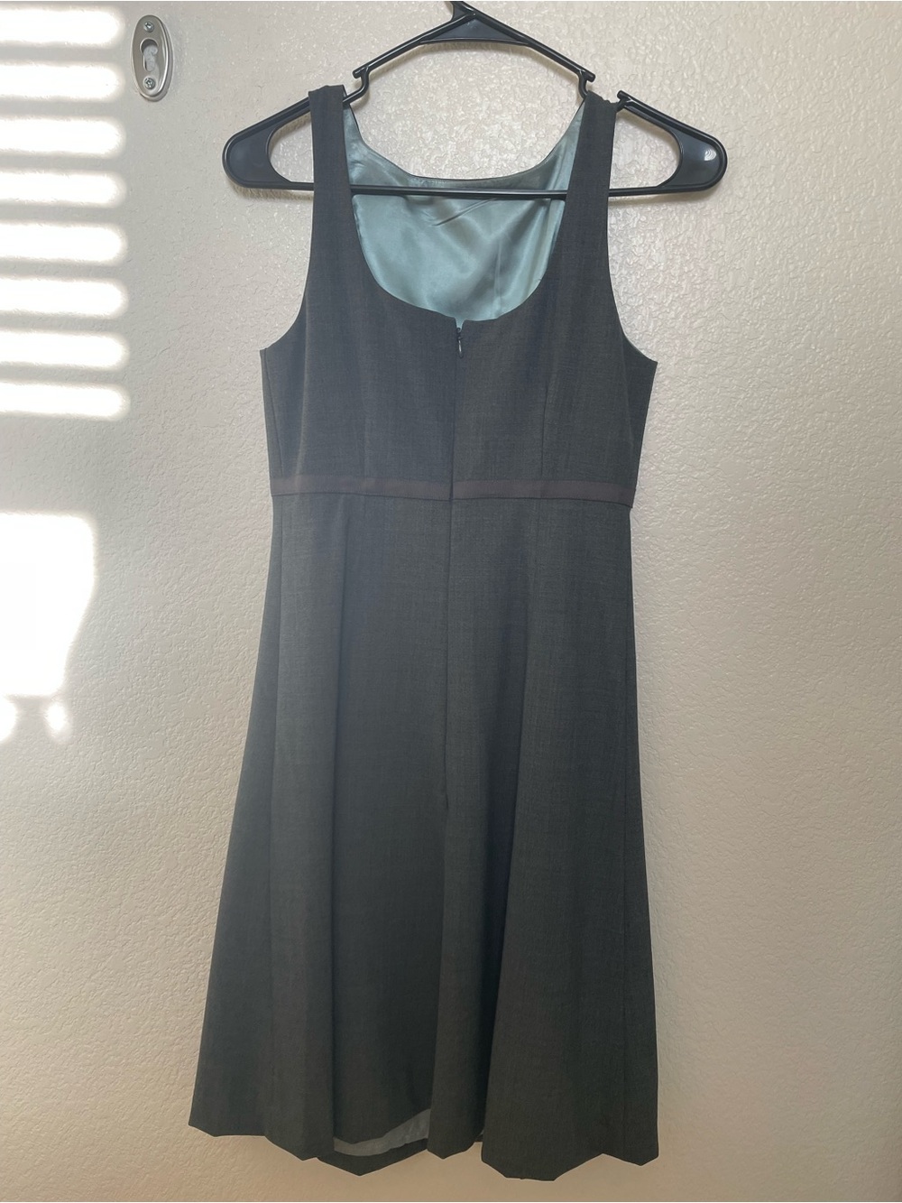 Classic Sleeveless Black A-Line Dress
